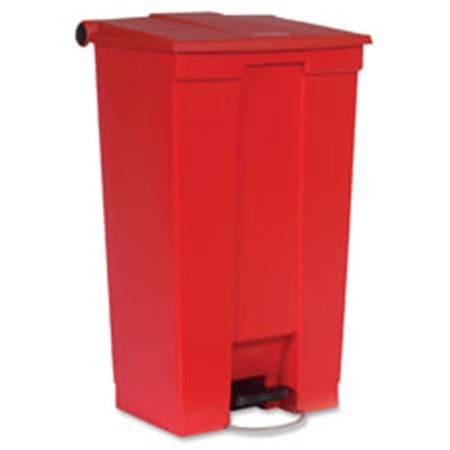 EAT-IN Step-on Wastebasket, Red EA2655836